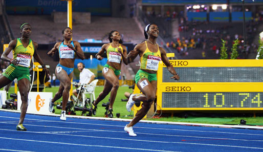100-m-Weltmeisterin Shelly-Ann Fraser
