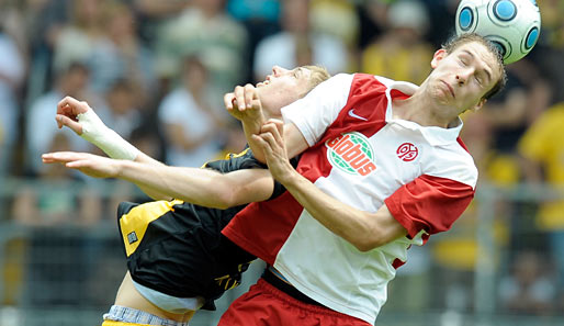 Von Mainz nach Nürnberg: Nachwuchsspieler Christoph Sauter (r.) spielt im nächsten Jahr für den Club