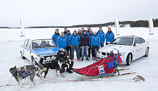 Das waren die Wintersportler, die von BMW eingeladen wurden. Unter anderem dabei: Rodel-Weltmeister Felix Loch und Bob-Champion Manuel Machata