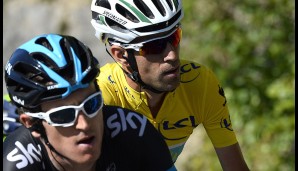 Vincenzo Nibali erlebte dagegen einen ruhigen Tag im gelben Trikot