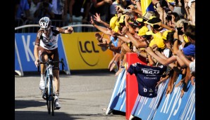 Nur ein Franzose wurde vom Publikum noch mehr gefeiert: Der französische Etappensieger Romain Bardet