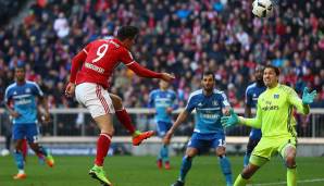 Einmal mehr erwies sich beim 8:0 Lewandowski mit einem Dreierpack als absoluter Hamburger Albtraum.