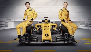 Neue Kleidung gab's für Jolyon Palmer und Kevin Magnussen gleich dazu. Dufte!