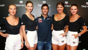 GP VON AUSTRALIEN: Der Formel-1-Start in Australien zieht Prominenz und Schönheit an - und Daniel Ricciardo ist als Lokalmatador mitten drin