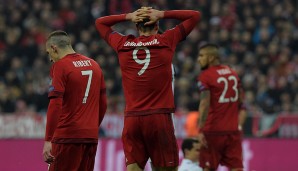 Ribery ließ den Kopf hängen, Lewandowski konnte es nicht fassen, doch Bayern raffte sich auf