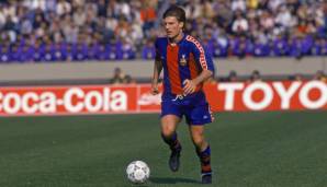 MICHAEL LAUDRUP: Der Spielmacher spielte von 1989 bis 1994 für den FC Barcelona, dann schloss sich der Däne bis 1996 den Königlichen an.