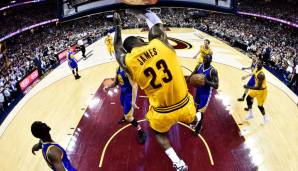 Platz 5: LEBRON JAMES - 102 Triple-Doubles in 1.346 Spielen - Cavaliers, Heat, Lakers (Stand: 31. Januar 2022)