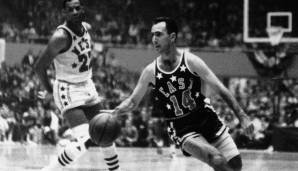 Platz 20: BOB COUSY - 6.955 Assists in 924 Spielen - Celtics, Royals