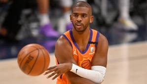 Platz 3: CHRIS PAUL - 11.009 Assists in 1.158 Spielen - Hornets, Clippers, Rockets, Thunder, Suns (Stand: 23. Oktober 2022)