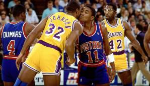 Platz 9: ISIAH THOMAS - 9.061 Assists in 979 Spielen - Detroit Pistons