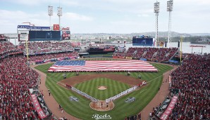 Great American Ball Park in Cincinnati: Direkt am Rande des Ohio Rivers spielen die Cincinnati Reds. Und dank der Bauweise des Parks fliegen die Bälle hier förmlich aus dem Stadion