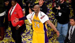 Platz 3: Kobe Bryant (Los Angeles Lakers) - 599 Punkte (keine Erststimme).