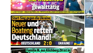 Der Schweizer Blick hingegen hat in Neuer und Boateng die zwei Retter gefunden. Besonders Boatengs Rettungsaktion werden wir wohl noch öfters sehen