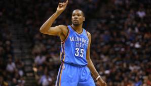 Platz 2: Kevin Durant (Oklahoma City Thunder) - 765 Punkte (keine Erststimme).