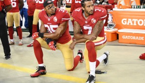 Platz 2: Colin Kaepernick - Durch seinen Protest bekam Kaep viel Kritik, gewann aber auch viele Unterstützer. Zwischenzeitlich lag der QB sogar auf Rang eins