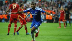 14. Platz: Didier Drogba. 44 Tore in 92 Spielen für Galatasaray, FC Chelsea und Olympique Marseille.