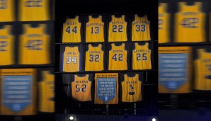 Bei den Lakers ist O'Neal ohnehin eine Legende. Inzwischen hängt sein Jersey auch unter der Hallendecke