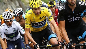 Wieder Sky! Auch 2013 triumphierte das britische Team bei der Tour de France. Christopher Froome wurde der Nachfolger von Bradley Wiggins
