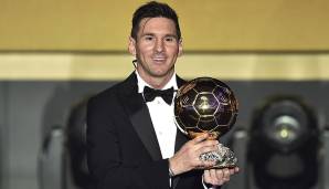 2015 war dann wieder Lionel Messi dran und erhielt seinen fünften Ballon d'Or.