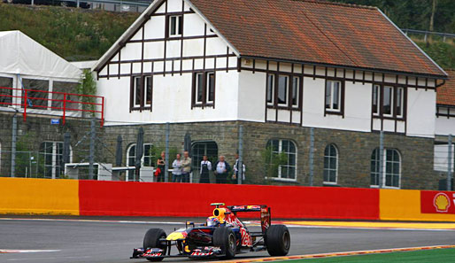 Mark Webber war in Spa sowohl am Freitag als auch am Samstag Trainingsschnellster