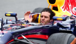 Mark Webber verzichtete in Sao Paulo bei der Rückfahrt zur Box auf seinen Helm