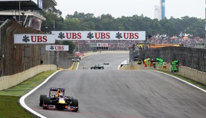 Sebastian Vettel hat das Formel-1-Saisonfinale in Sao Paulo vor Mark Webber gewonnen