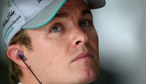 Glück gehabt: Ein Reifenplatzer am Wagen von Nico Rosberg blieb folgenlos