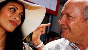 Als Ron Dennis (r.) McLaren-Teamchef war, zählte Nicole Scherzinger zu den Stammgästen in der Box