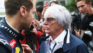 Für Bernie Ecclestone ist die Dominanz von Sebastian Vettel ein Grund für das rückläufige Interesse