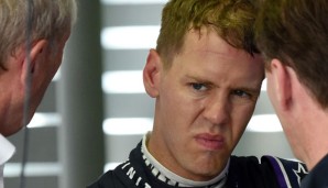 Sebastian Vettel kämpfte auch auf dem Hockenheimring mit seinem Red Bull