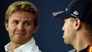 Nico Rosberg und Sebastian Vettel waren nach dem Ungarn-GP kaum zu Scherzen aufgelegt