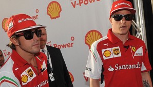 Kimi Räikkönen und Fernando Alonso sind auch im kommenden Jahr Teamkollegen bei Ferrari