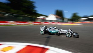 Rosberg konnte in seiner starken Leistung nur von einem Reifenplatzer gestoppt werden