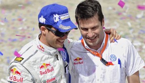 2013 gewann Jost Capito (r.) mit Sebastian Ogier den Rallye-Weltmeistertitel