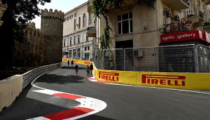 In Baku durchfährt man die engste Stelle des Formel-1-Kalenders