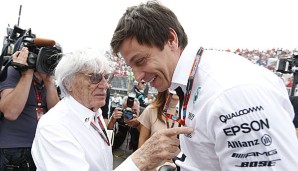 Bernie Ecclestone hat für Toto Wolff immer einen guten Rat auf Lager