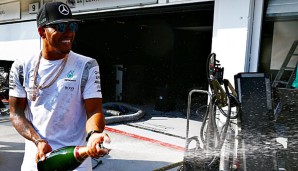 Lewis Hamilton feierten einen Rekordsieg