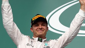 Nico Rosberg verwies den Rally-Weltmeister Sebastien Ogier auf Platz zwei