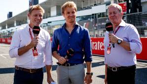 Und der amtierende Weltmeister Nico Rosberg schaut ebenfalls vorbei. Für die Kollegen von Sky ist er als TV-Experte tätig