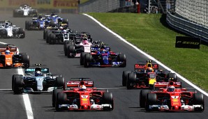 Sebastian Vettel und Kimi Räikkönen fuhren der Konkurrenz in Ungarn davon
