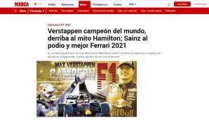 SPANIEN - Marca: "Brutaler Verstappen: Champion in einem Finale für die Geschichte des Sports."