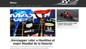 As: "Verstappen 'klaut' Hamilton die beste WM der Geschichte. Diese letzte Runde war wahrlich filmreif, was für ein episches Formel-1-Rennen! Es lebe der neue König! Mercedes zeigt sich als schlechter Verlierer."