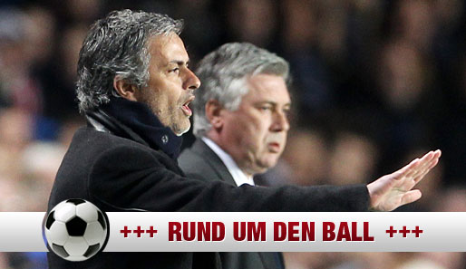 Jose Mourinho (l.) wurde 2005 und 2006 Welt-Klubtrainer des Jahres