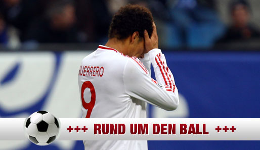 Der Vertrag von Paolo Guerrero beim HSV läuft zum Saisonende aus