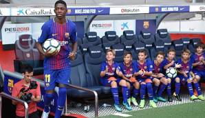 Ousmane Dembele wechselte im Sommer 2017 zum FC Barcelona