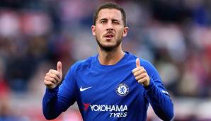 Platz 1: Eden Hazard (FC Chelsea) - Gesamtstärke 91.