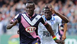 10. Platz: Girondins Bordeaux - 21 Spieler (links im Bild: Salif Sane)