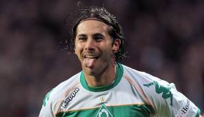 Claudio Pizarro war 2009 nur als Leihgabe vom FC Chelsea in Bremen. Beendete 2020 seine Laufbahn bei Werder.