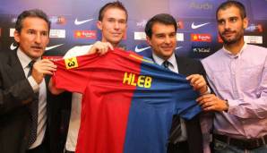 ALEXANDER HLEB vom FC Arsenal zum FC Barcelona im Sommer 2008: Der Weißrusse war bei den Gunners Fanliebling, Barca legte 15 Millionen Euro auf den Tisch.