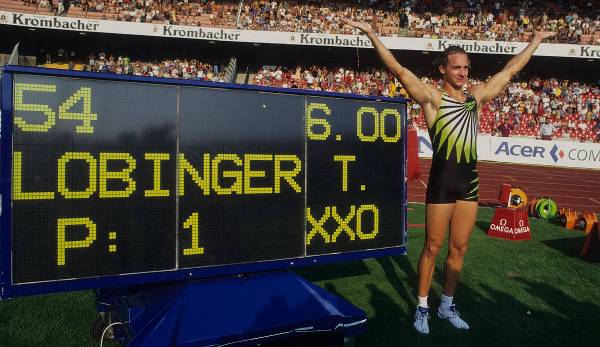 Tim Lobinger knackte als erster deutscher Springer im Freien die 6-Meter-Marke.